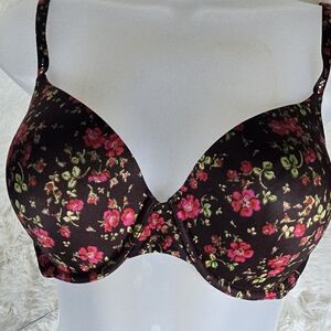 Victoria's Secret Black Floral Bra